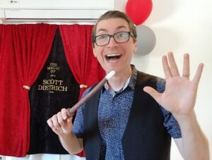 Scott Dietrich Zoom Birthday Magician, Virtual Birthday Magician
